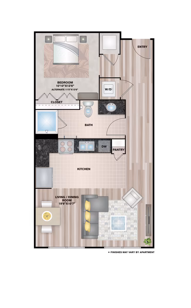 Unit 511 floor plan